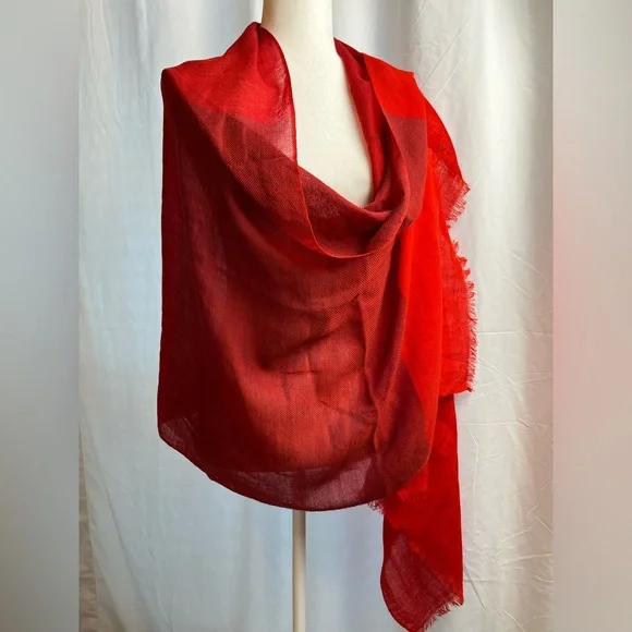 Talbots Elegant Red Women's Scarf - Picture 1 of 3